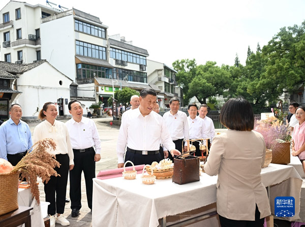  习近平在浙江考察时强调 始终干在实处走在前列勇立潮头 奋力谱写中国式现代化浙江新篇章 返京途中在山东枣庄考察 