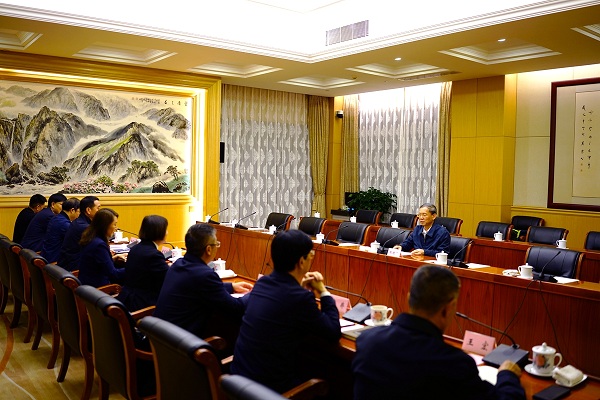  郝明金同民建云南省委领导班子座谈
