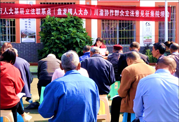  荣昌区盘龙镇人大办基层立法联系点打造川渝协同立法基层实践样本